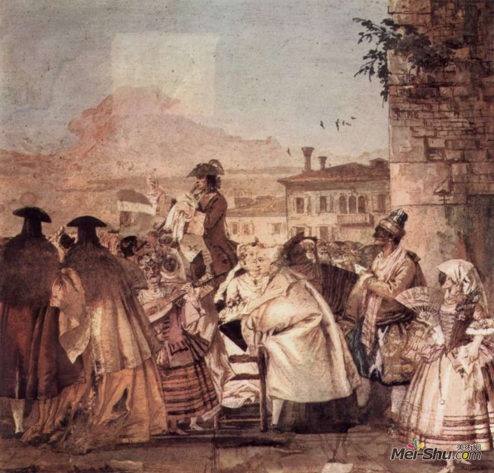 乔万尼·多米尼克·提埃波罗(Giovanni Domenico Tiepolo)高清作品《巴克》
