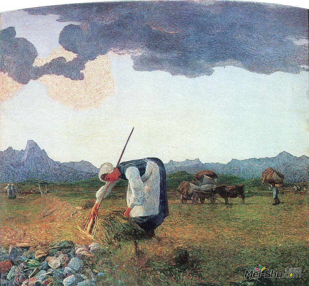 乔凡尼·塞冈提尼(Giovanni Segantini)高清作品《死胡同》