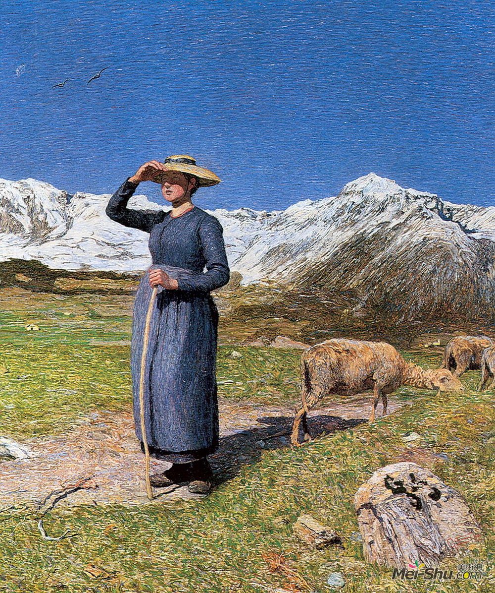 乔凡尼·塞冈提尼(Giovanni Segantini)高清作品《邓肯阿尔塔》