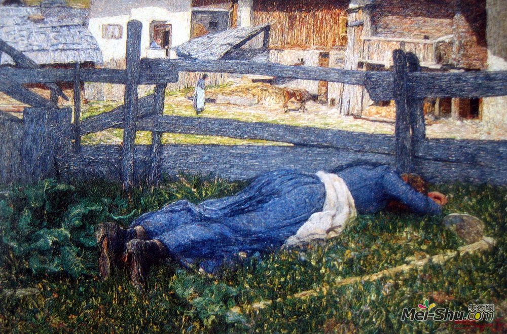 乔凡尼·塞冈提尼(Giovanni Segantini)高清作品《汝河》