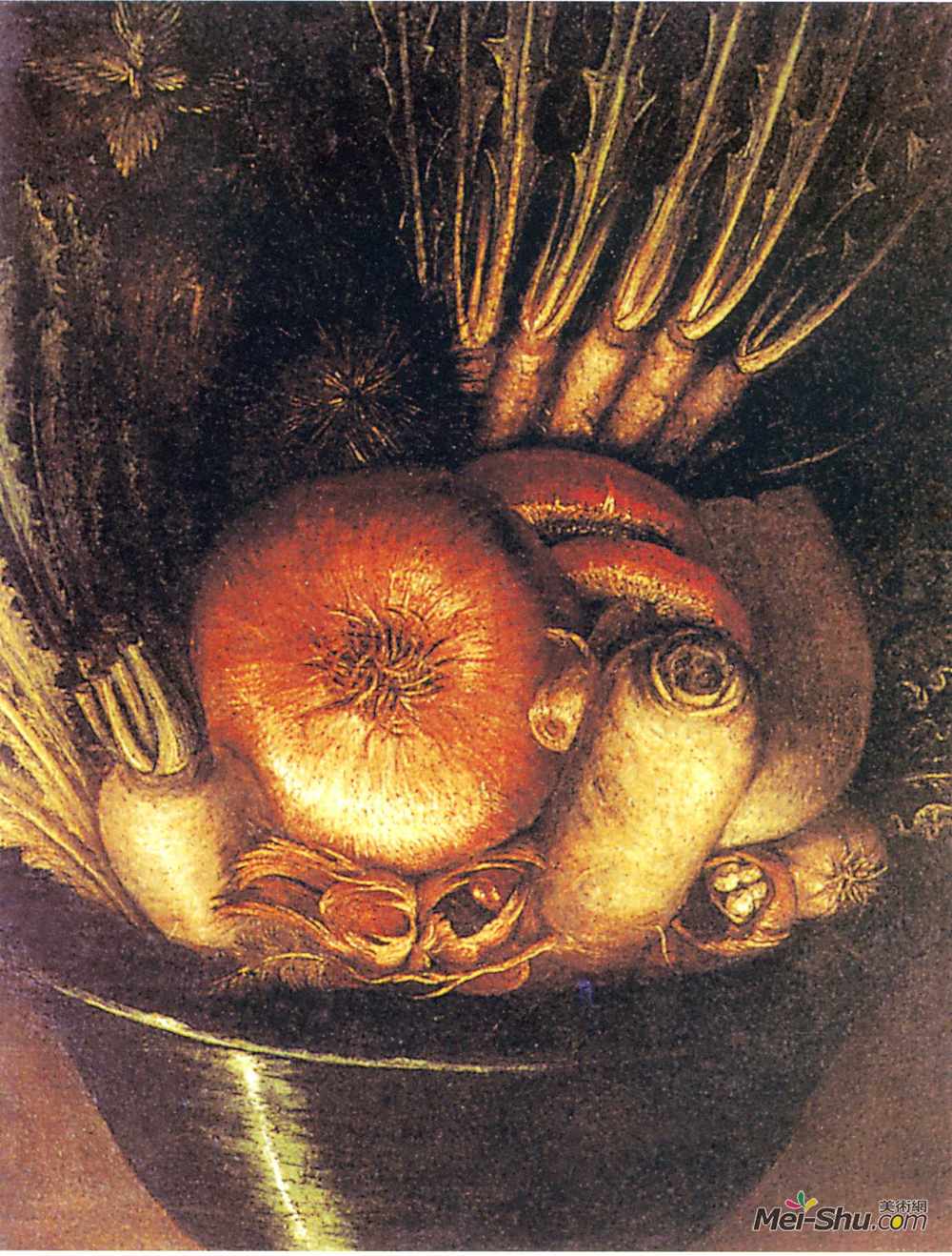 朱塞佩·阿沁波尔多(Giuseppe Arcimboldo)高清作品《蔬菜园丁》