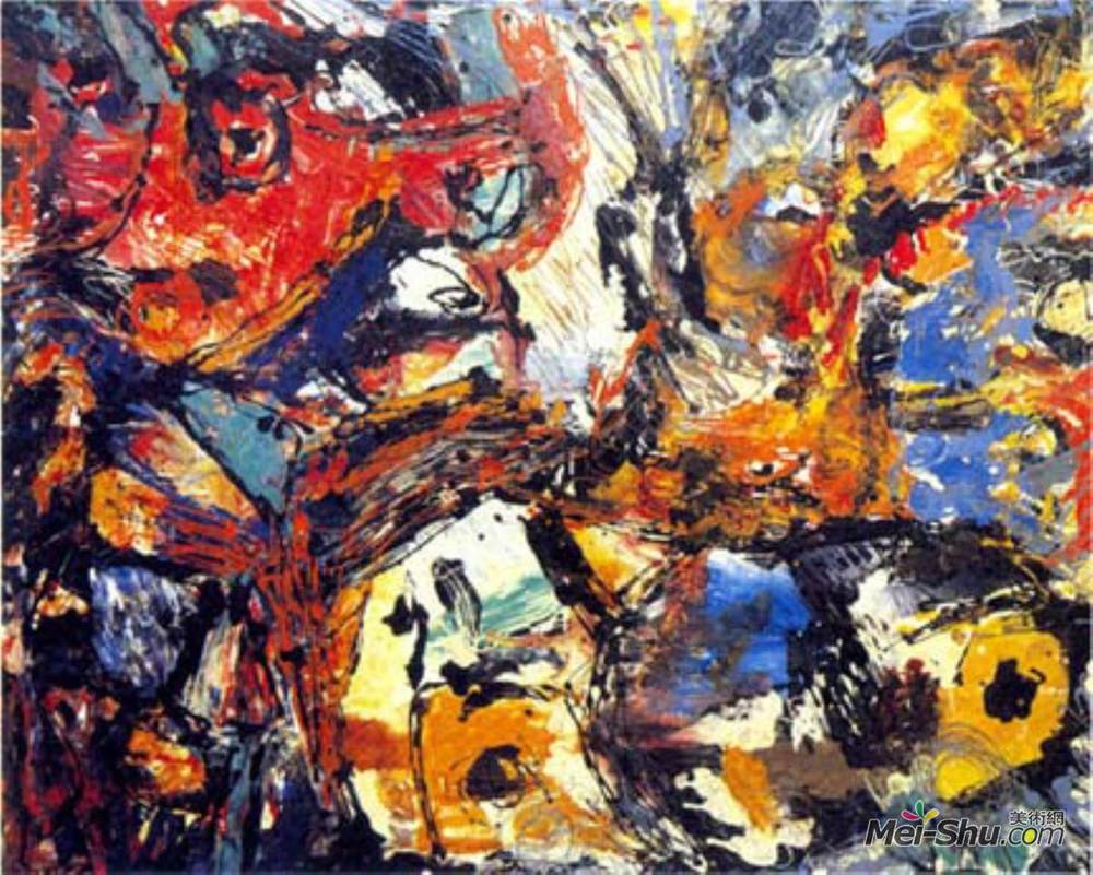 皮诺特.加里奇奥(Giuseppe Pinot-Gallizio)高清作品《无题》