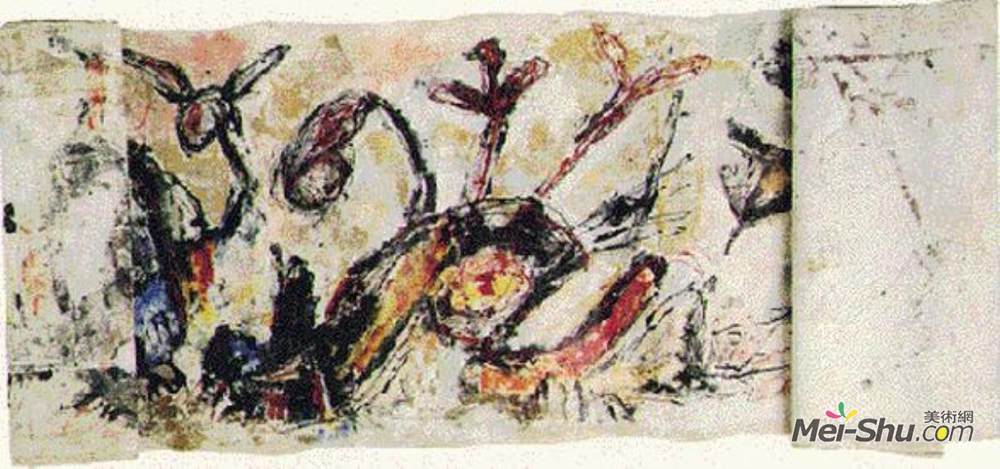皮诺特.加里奇奥(Giuseppe Pinot-Gallizio)高清作品《汽笛与海盗》