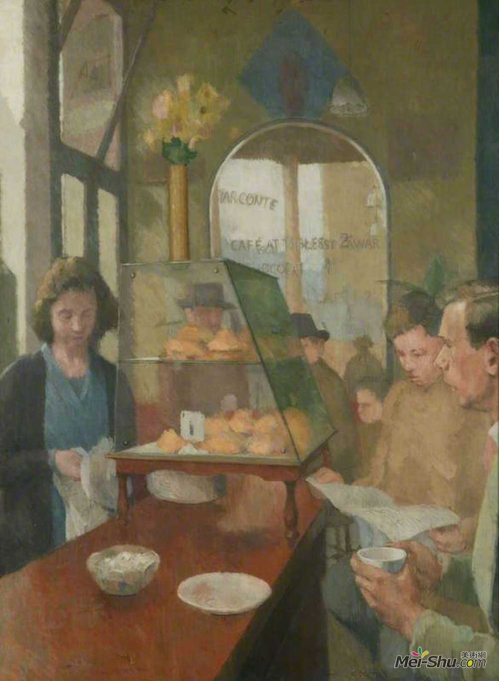 格雷厄姆贝尔(Graham Bell)高清作品《The Caf&é (Caf&é Conte, London)》