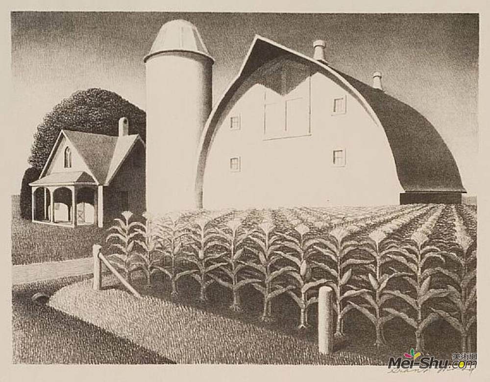 格兰特伍德(Grant Wood)高清作品《生育能力》