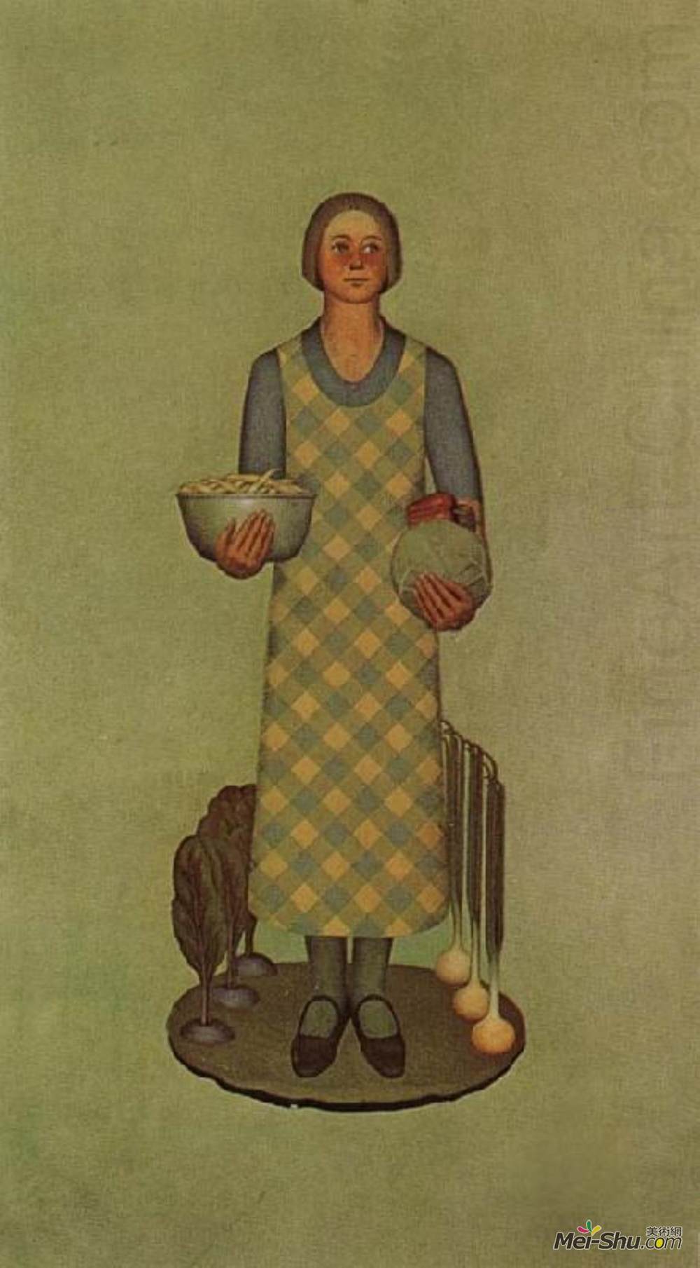 格兰特伍德(Grant Wood)高清作品《爱荷华产品》