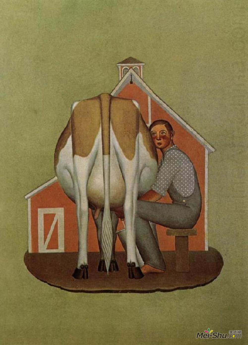 格兰特伍德(Grant Wood)高清作品《爱荷华产品》