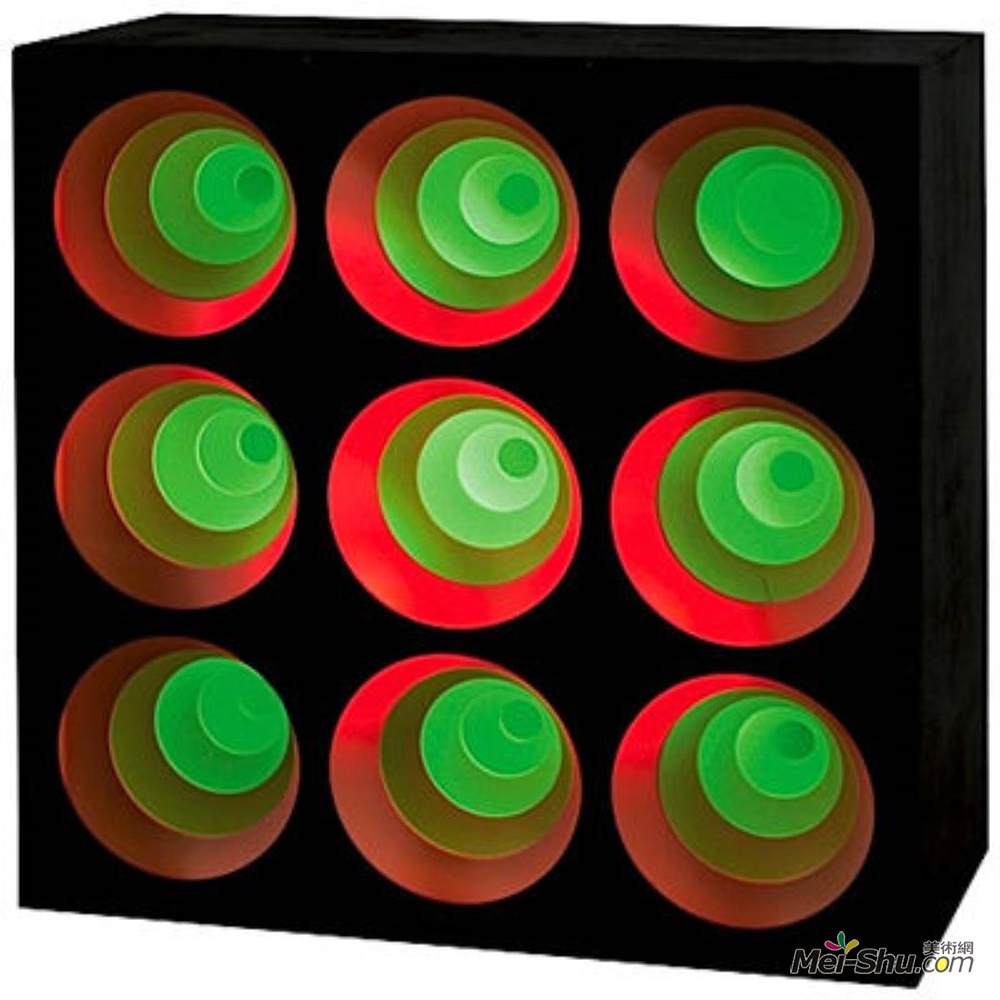 格里高利奥·瓦达尼加(Gregorio Vardanega)高清作品《Espaces Chromatiques, 9 Cercles, I》