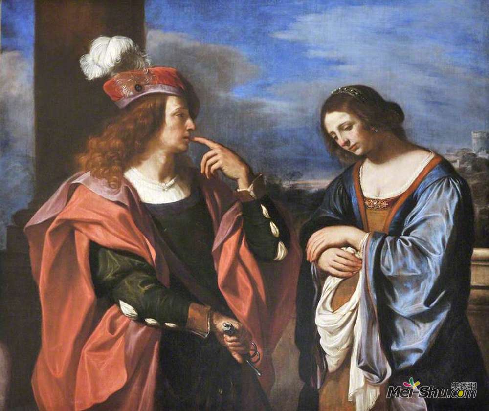 《押沙龙与塔马》圭尔奇诺(guercino)高清作品欣赏