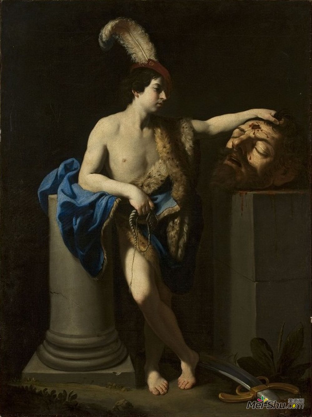 纪多·雷尼(Guido Reni)高清作品《手提哥利亚头颅的大卫》