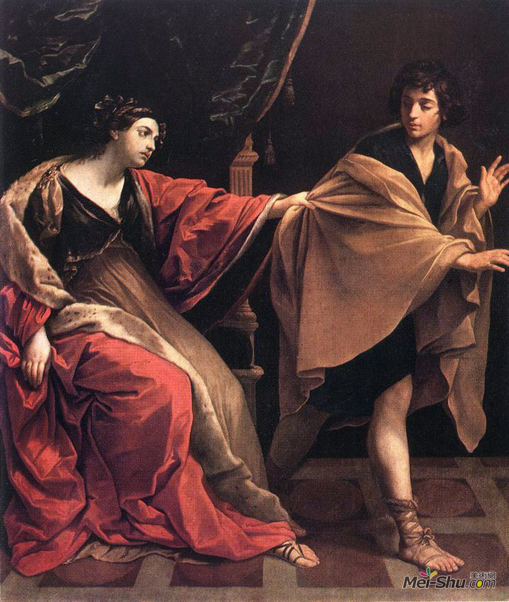 纪多·雷尼(Guido Reni)高清作品《约瑟和波第法尔的妻子》