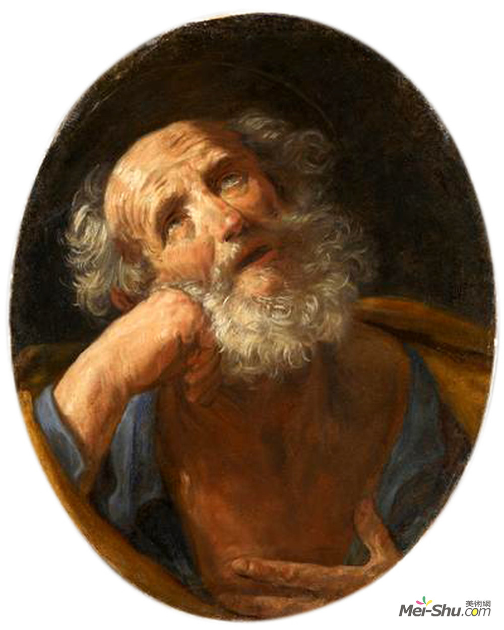 纪多·雷尼(Guido Reni)高清作品《忏悔的彼得》