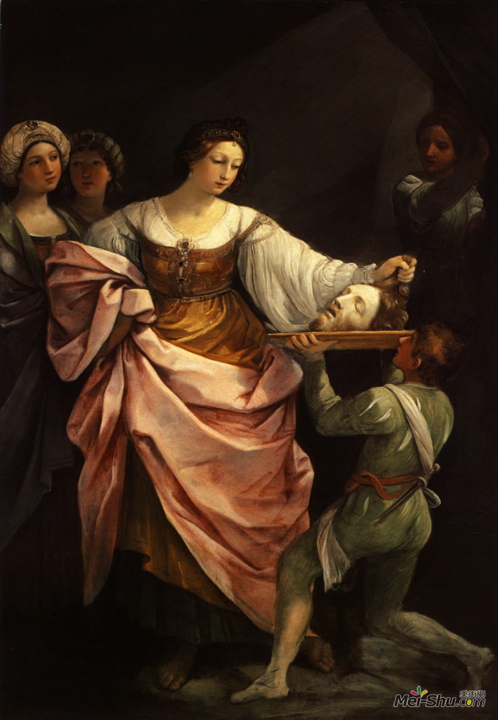 纪多·雷尼(Guido Reni)高清作品《莎乐美与圣约翰浸信会的负责人》