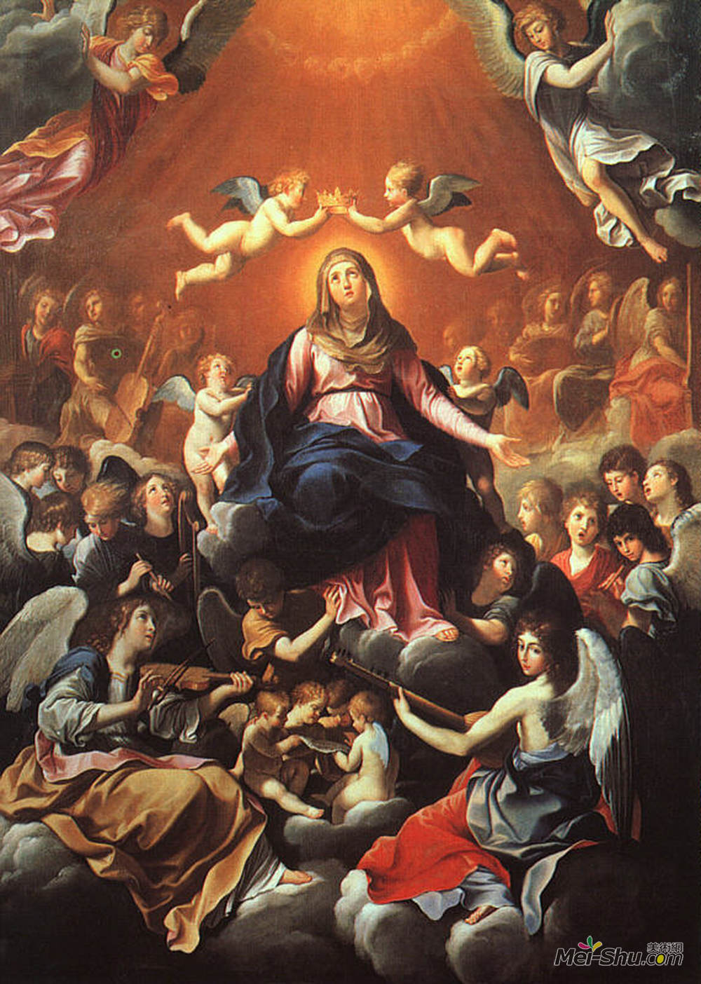纪多·雷尼(Guido Reni)高清作品《贞女加冕》