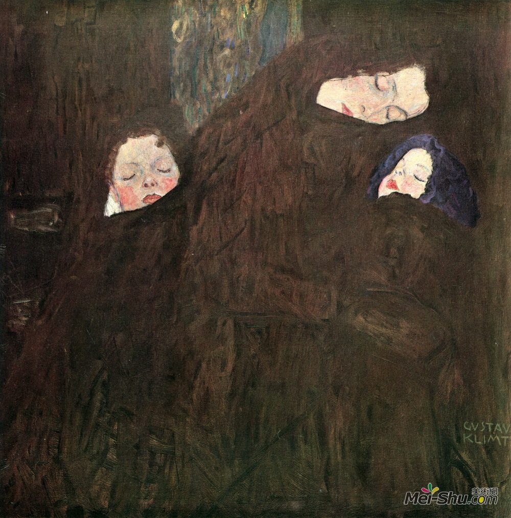 古斯塔夫·克林姆特(Gustav Klimt)高清作品《带孩子的母亲》