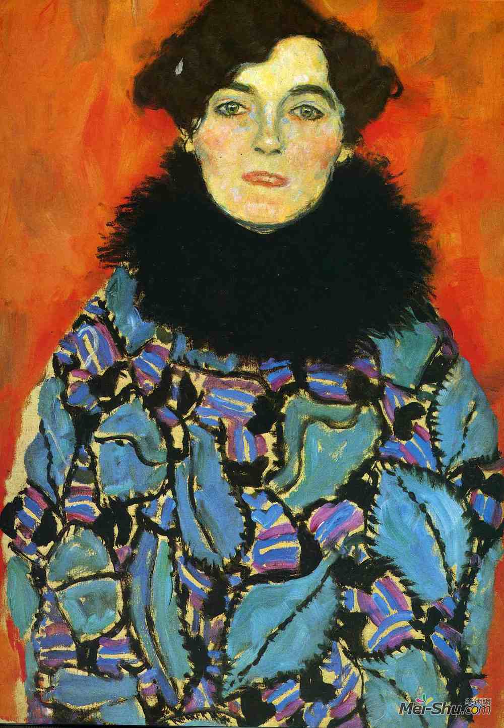 古斯塔夫·克林姆特(Gustav Klimt)高清作品《Portrait of Johanna Staude》