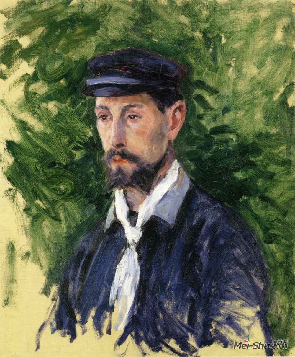 古斯塔夫·卡里伯特(Gustave Caillebotte)高清作品《尤金拉米的半身肖像》