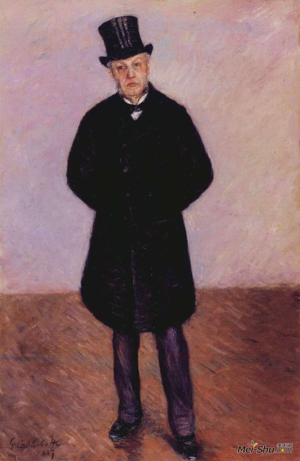 古斯塔夫·卡里伯特(Gustave Caillebotte)高清作品《让·达雷尔的肖像》