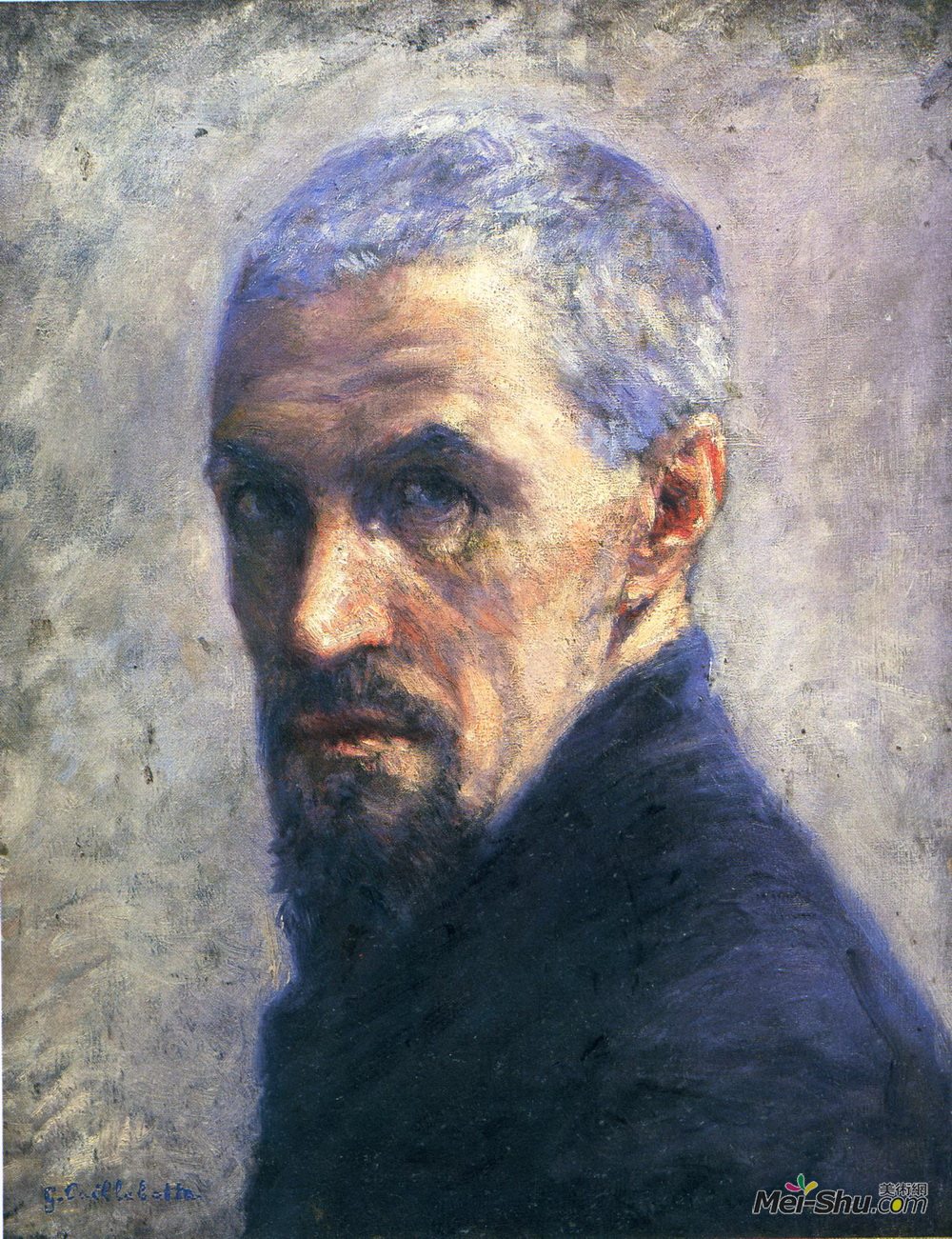 古斯塔夫·卡里伯特(Gustave Caillebotte)高清作品《自画像》