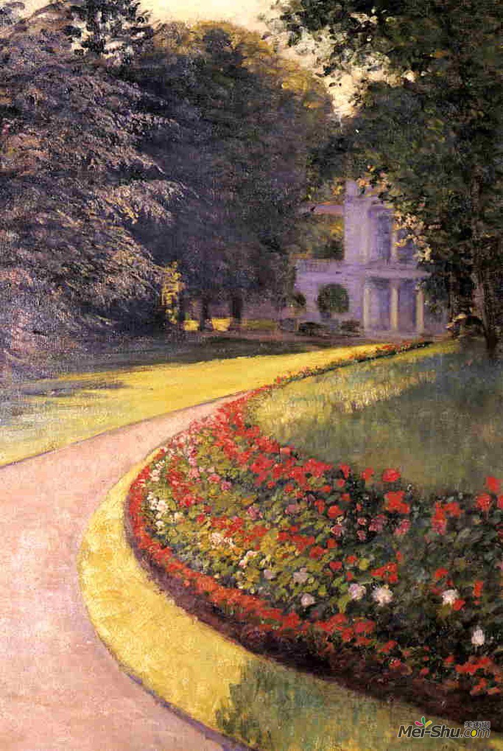 古斯塔夫·卡里伯特(Gustave Caillebotte)高清作品《伊埃尔勒公园》