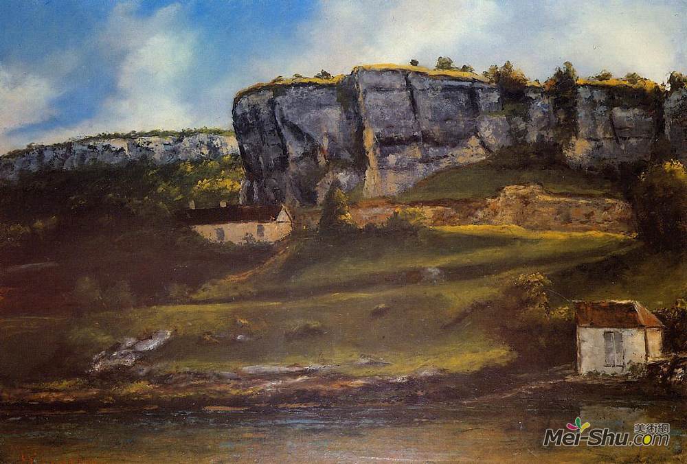 古斯塔夫·库尔贝(Gustave Courbet)高清作品《奥尔纳地区景观》