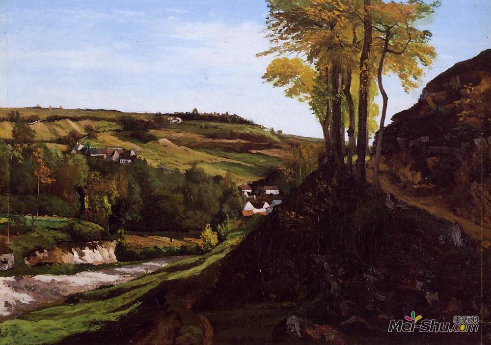 古斯塔夫·库尔贝(Gustave Courbet)高清作品《奥尔纳斯山谷》
