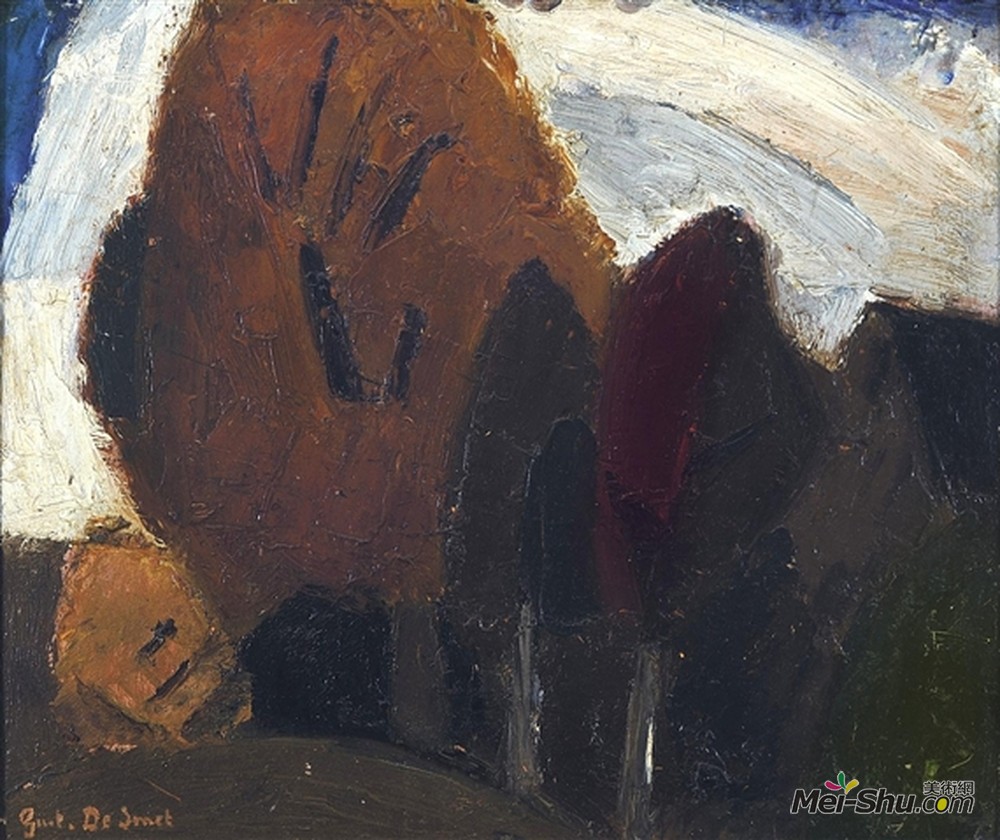 古斯塔夫德斯梅特(Gustave de Smet)高清作品《阿尔布雷斯》
