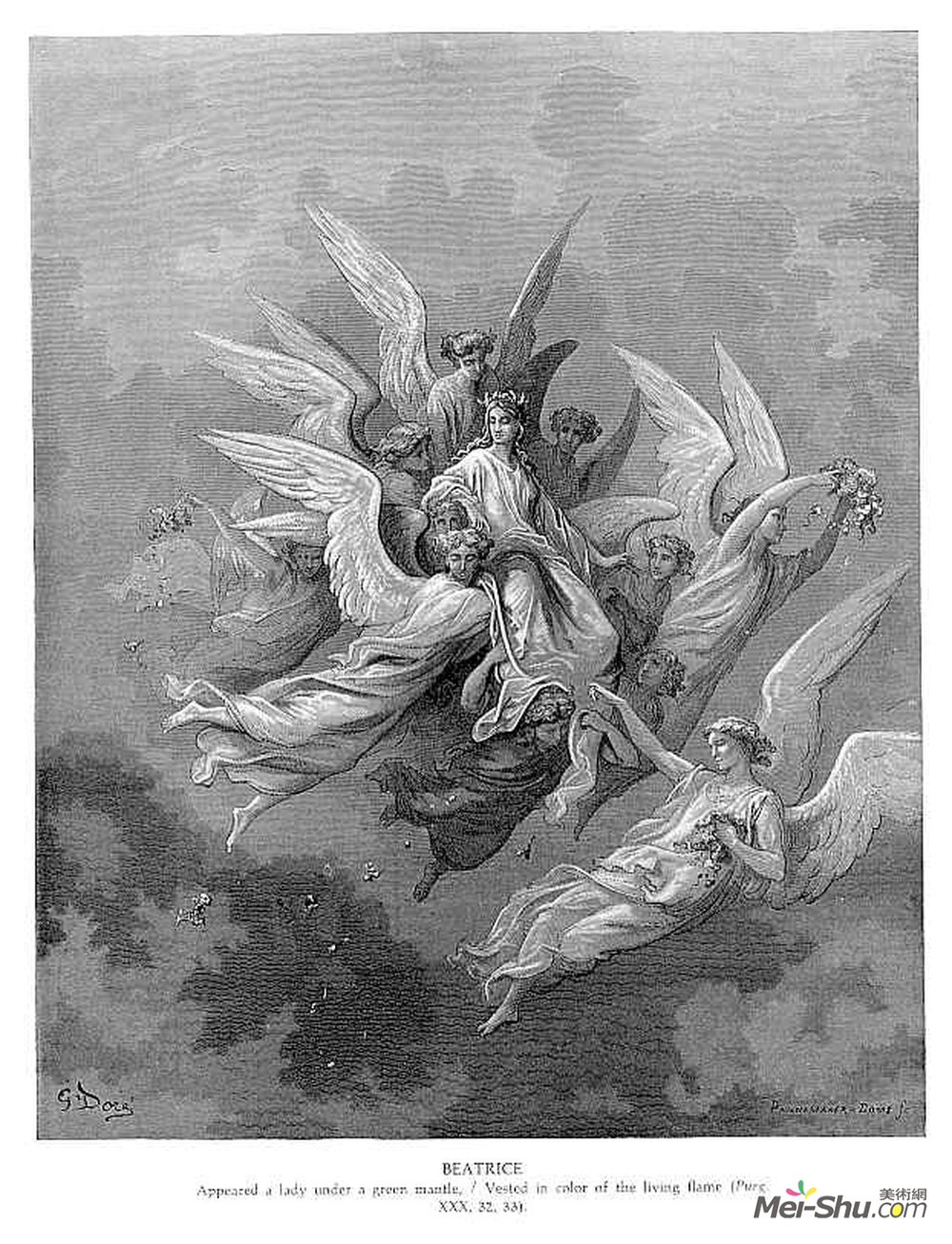 古斯塔夫·多尔(Gustave Dore)高清作品《比阿特丽丝》
