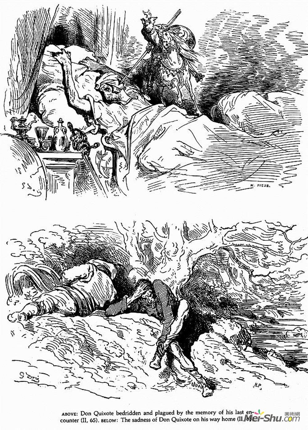 古斯塔夫·多尔(Gustave Dore)高清作品《唐堂吉诃德》