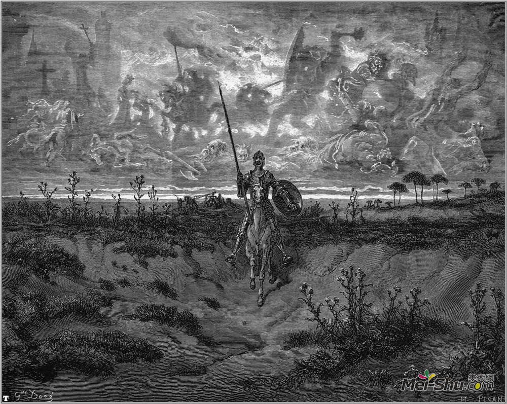 古斯塔夫·多尔(Gustave Dore)高清作品《唐堂吉诃德》