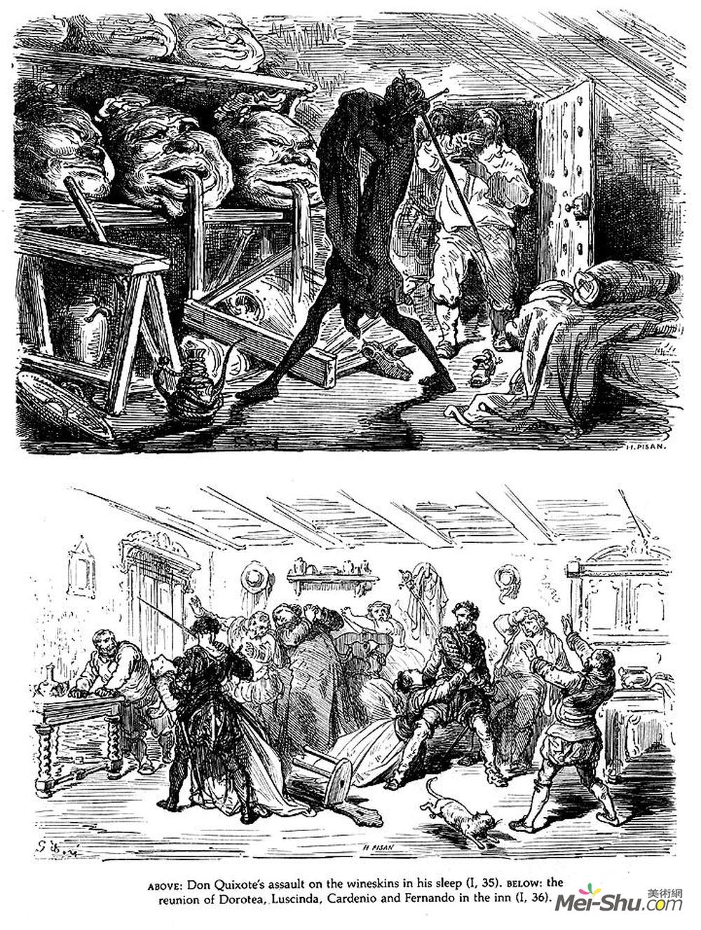古斯塔夫·多尔(Gustave Dore)高清作品《唐堂吉诃德》