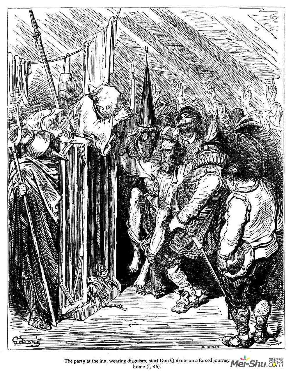 古斯塔夫·多尔(Gustave Dore)高清作品《唐堂吉诃德》
