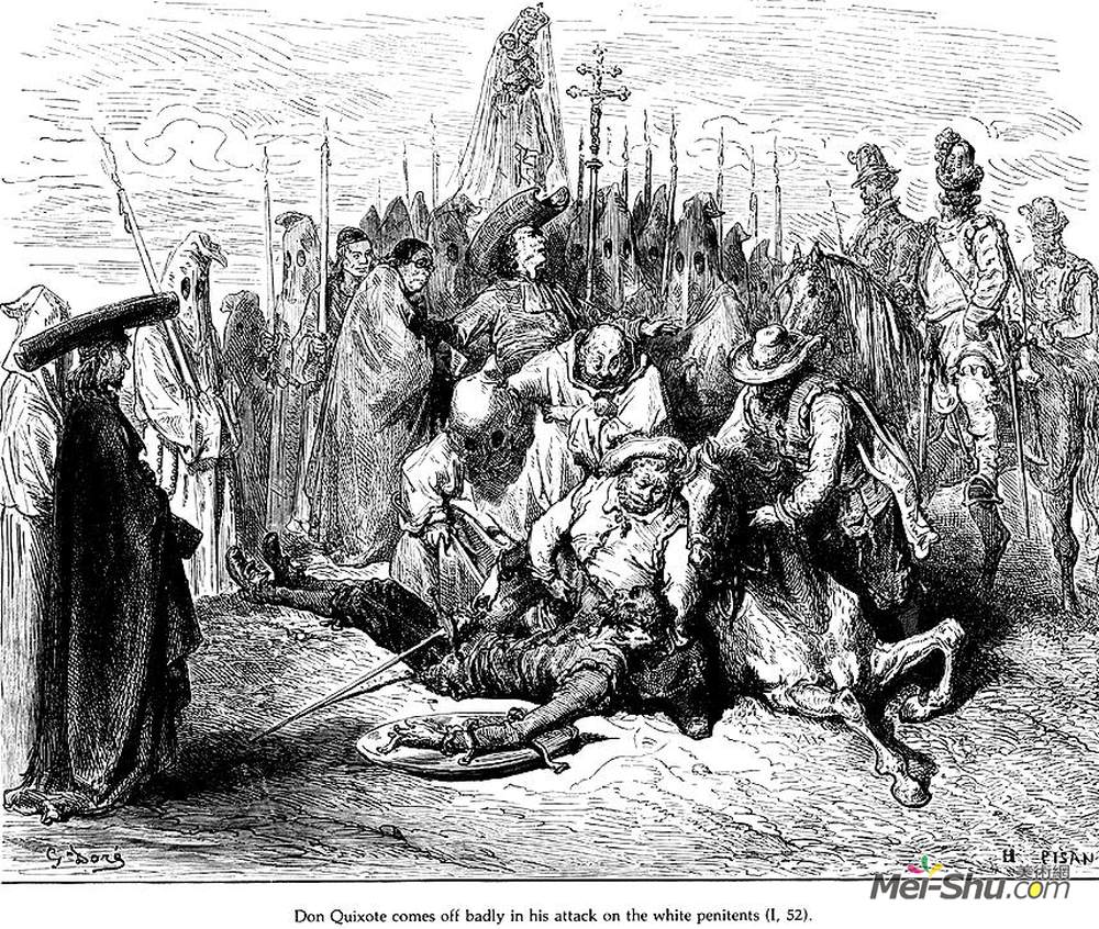 古斯塔夫·多尔(Gustave Dore)高清作品《唐堂吉诃德》