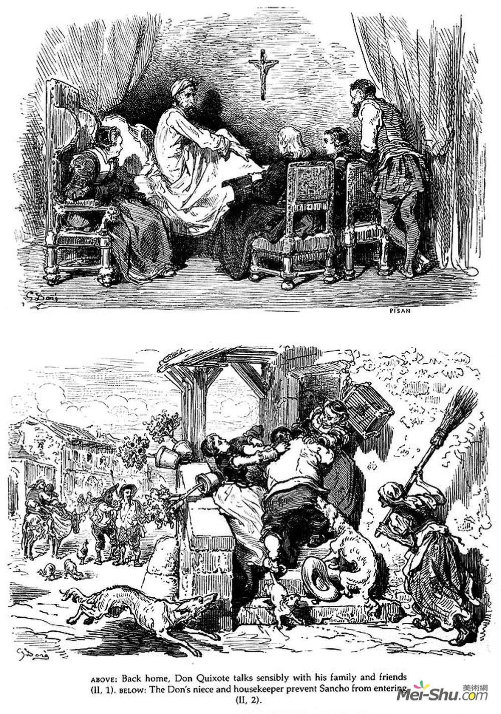 古斯塔夫·多尔(Gustave Dore)高清作品《唐堂吉诃德》