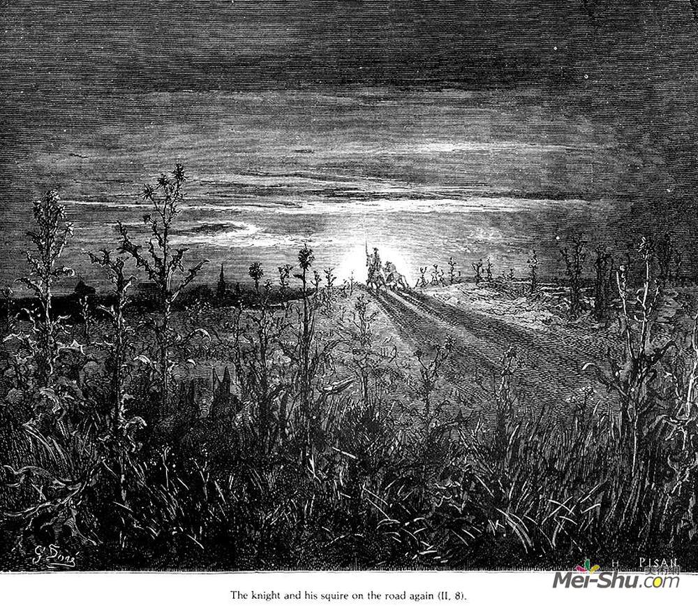 古斯塔夫·多尔(Gustave Dore)高清作品《唐堂吉诃德》