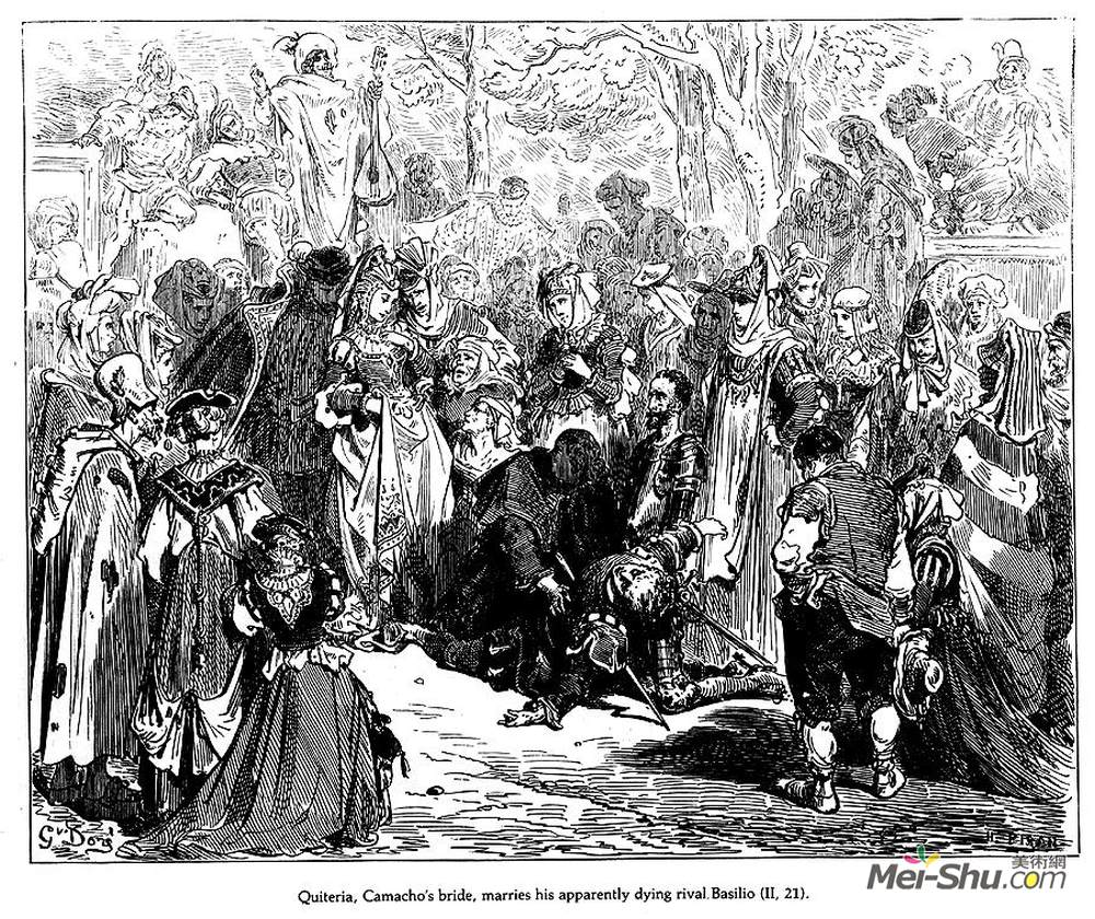 古斯塔夫·多尔(Gustave Dore)高清作品《唐堂吉诃德》