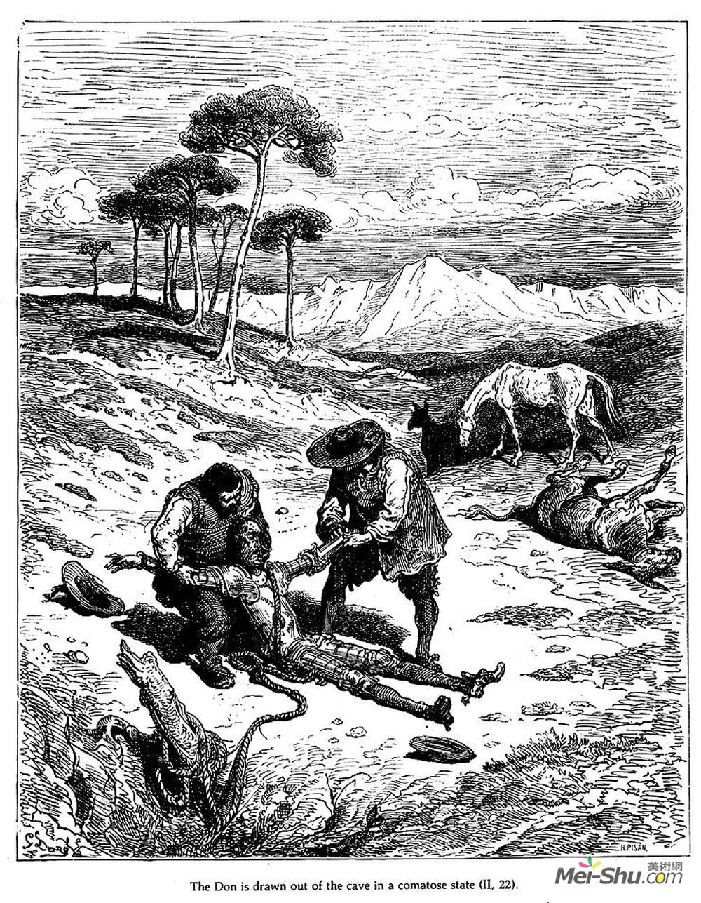 古斯塔夫·多尔(Gustave Dore)高清作品《唐堂吉诃德》