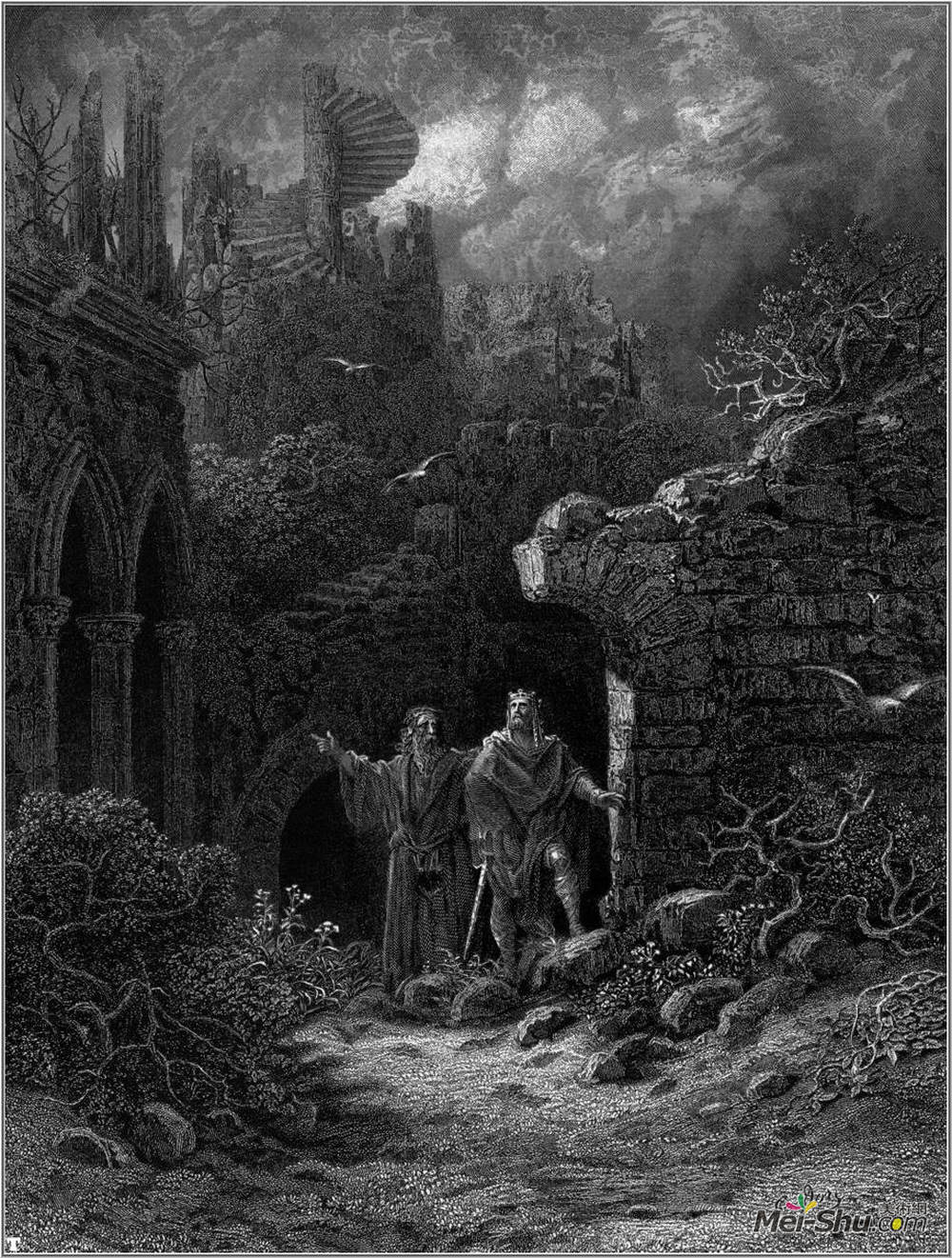 古斯塔夫·多尔(Gustave Dore)高清作品《国王之歌》