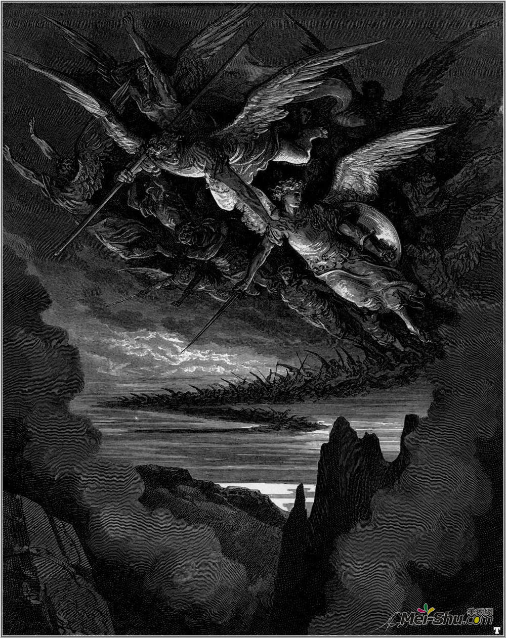 古斯塔夫·多尔(Gustave Dore)高清作品《失乐园》