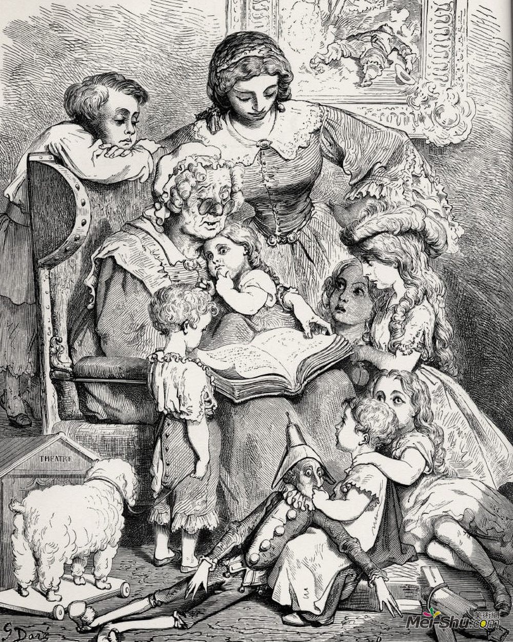 古斯塔夫·多尔(Gustave Dore)高清作品《佩罗》