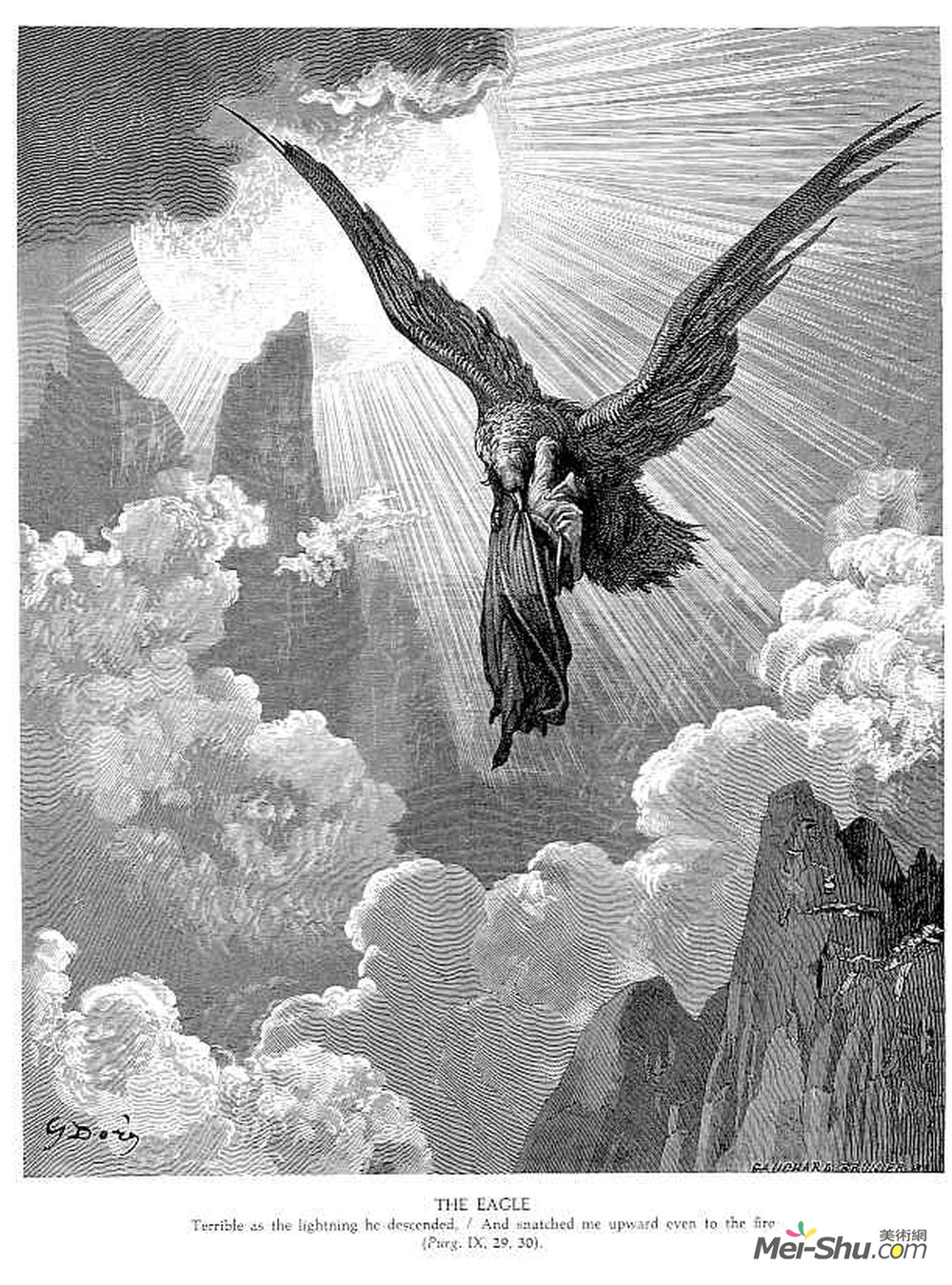 古斯塔夫·多尔(Gustave Dore)高清作品《老鹰》