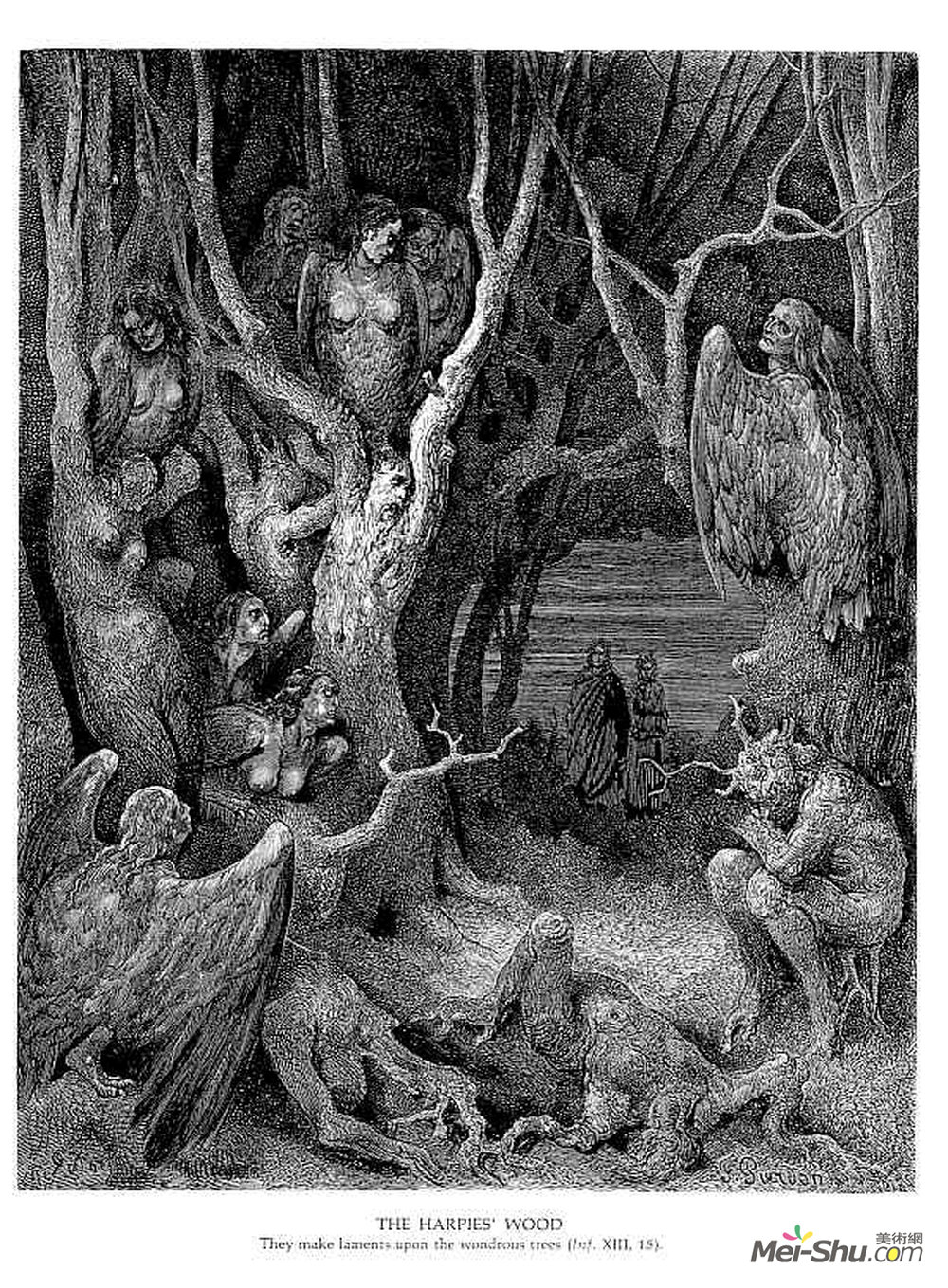 古斯塔夫·多尔(Gustave Dore)高清作品《袋鼠木》