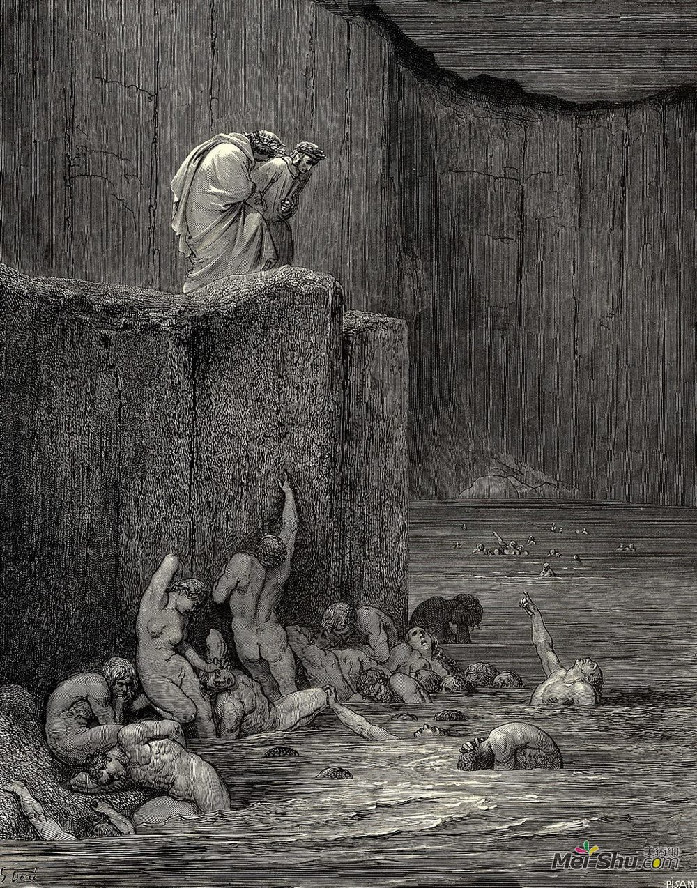 古斯塔夫·多尔(Gustave Dore)高清作品《The Inferno, Canto 18》