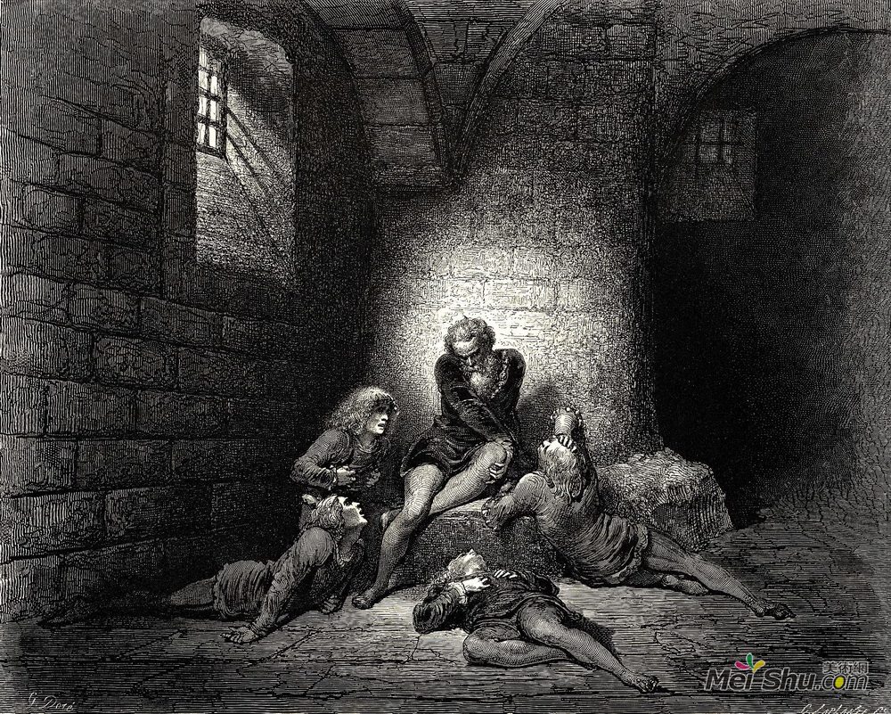 古斯塔夫·多尔(Gustave Dore)高清作品《The Inferno, Canto 33》