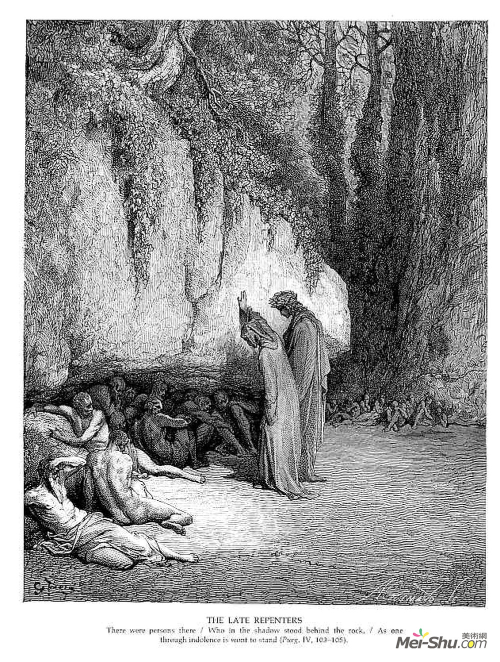 古斯塔夫·多尔(Gustave Dore)高清作品《晚期忏悔者》