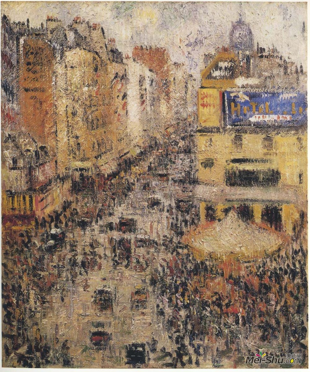 古斯塔夫·洛伊索(Gustave Loiseau)高清作品《克里根库尔街》