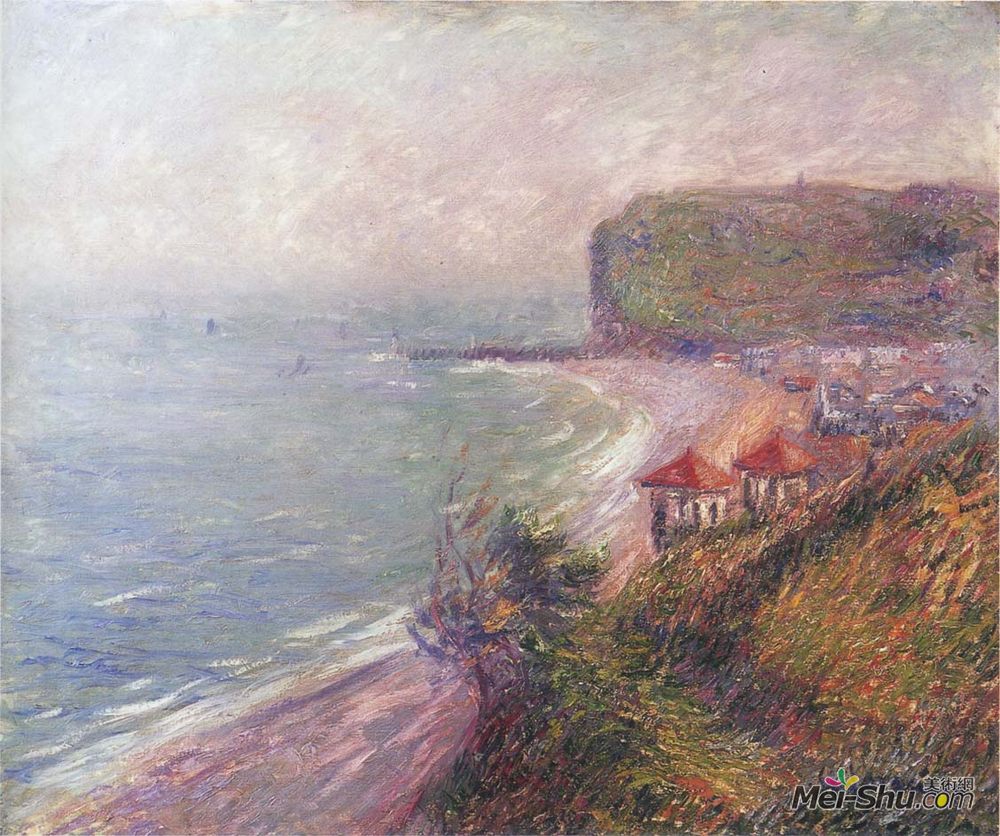 古斯塔夫·洛伊索(Gustave Loiseau)高清作品《费城的码头》