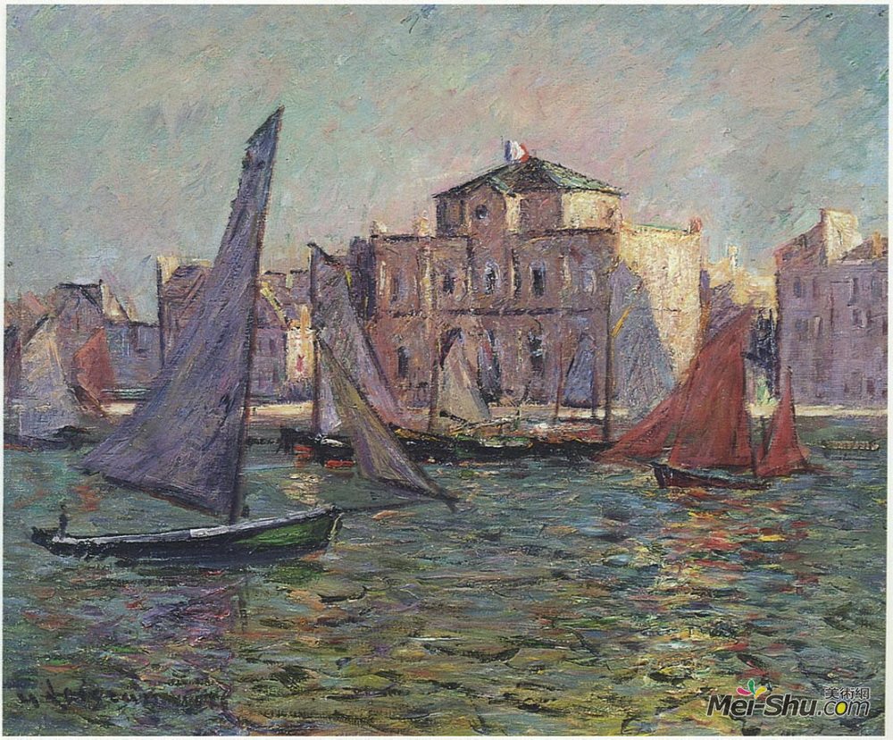 古斯塔夫·洛伊索(Gustave Loiseau)高清作品《马尔蒂盖》