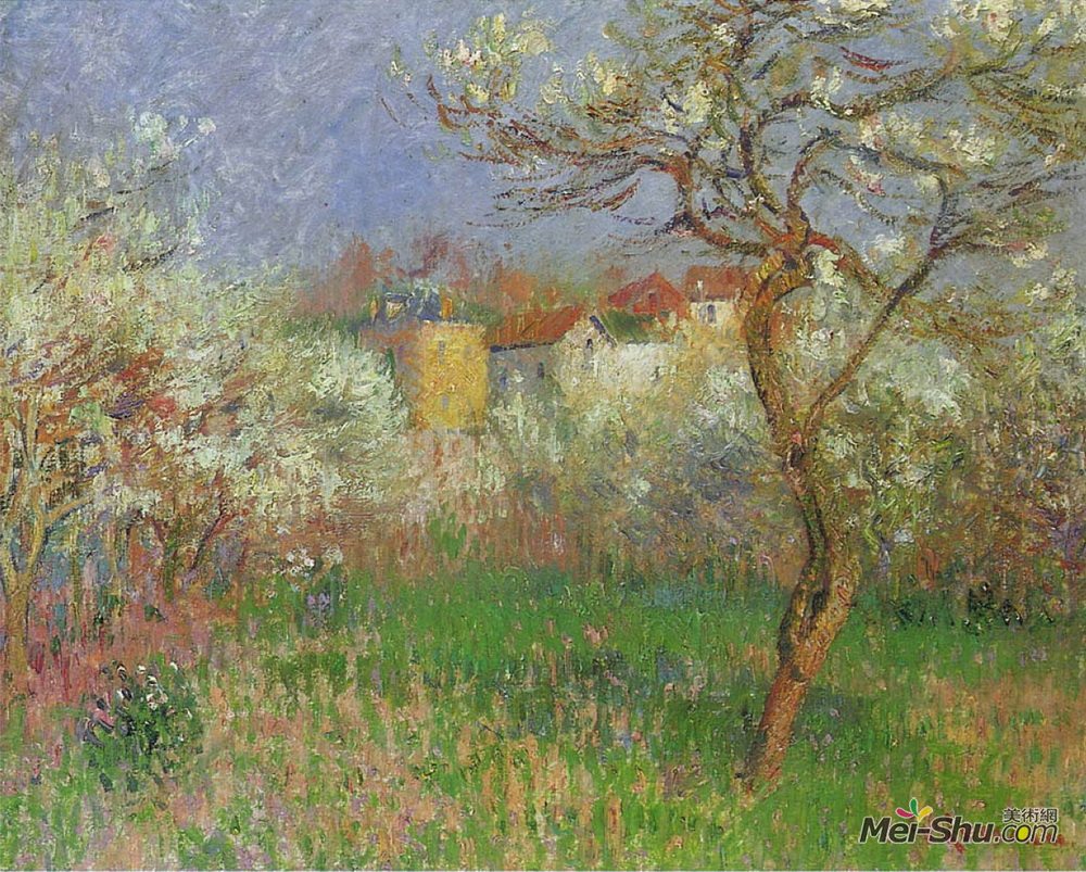 古斯塔夫·洛伊索(Gustave Loiseau)高清作品《春天》