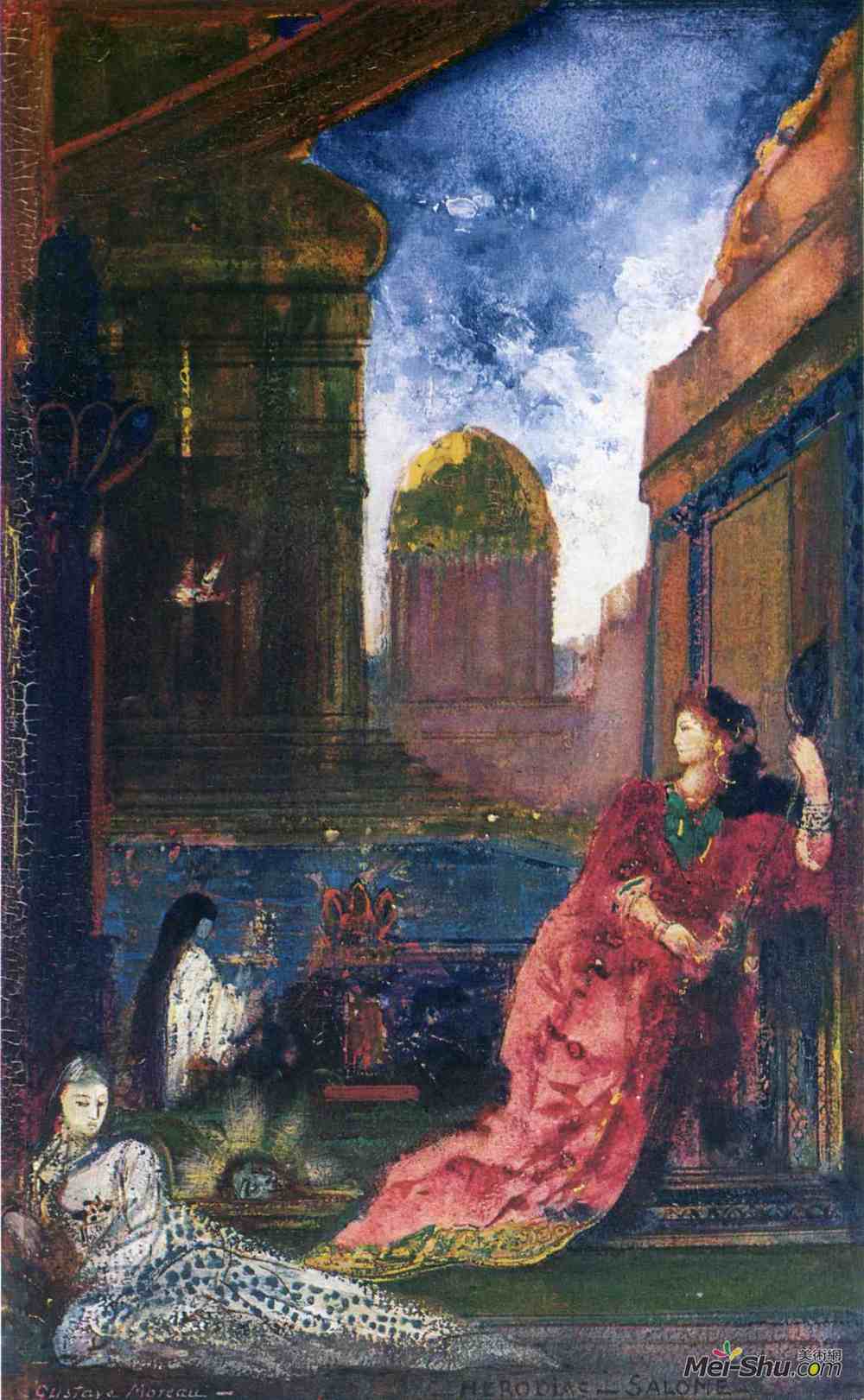 古斯塔夫·莫罗(Gustave Moreau)高清作品《哈利迪亚莎乐美》